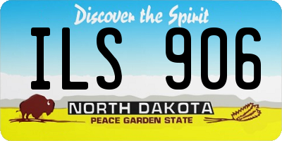 ND license plate ILS906