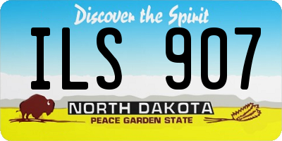 ND license plate ILS907