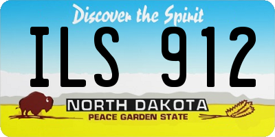 ND license plate ILS912