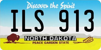 ND license plate ILS913