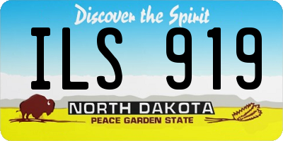 ND license plate ILS919