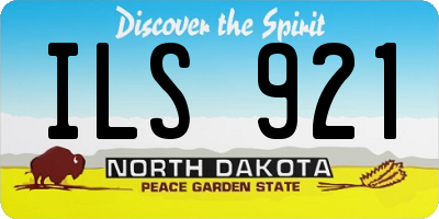 ND license plate ILS921