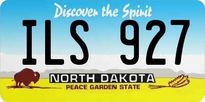 ND license plate ILS927