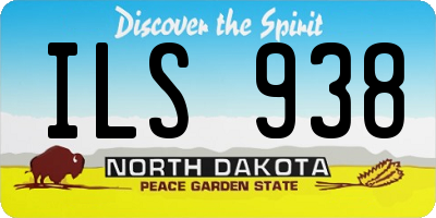 ND license plate ILS938