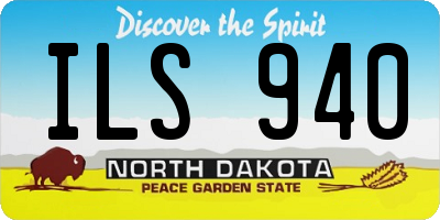 ND license plate ILS940