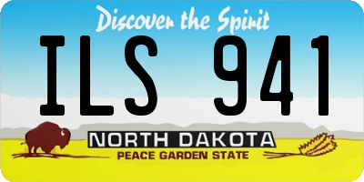 ND license plate ILS941