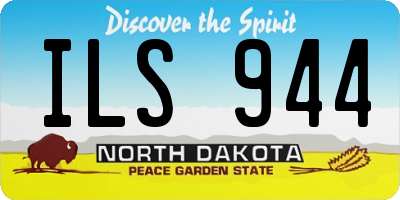 ND license plate ILS944