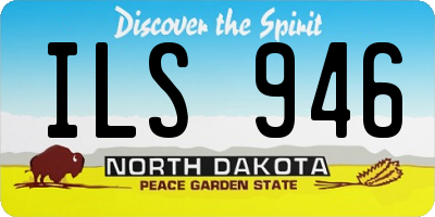 ND license plate ILS946