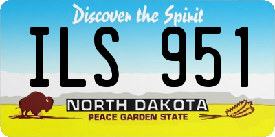 ND license plate ILS951