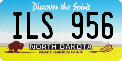 ND license plate ILS956