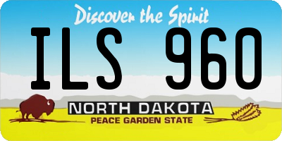 ND license plate ILS960