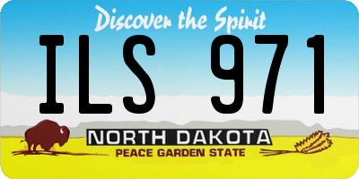 ND license plate ILS971