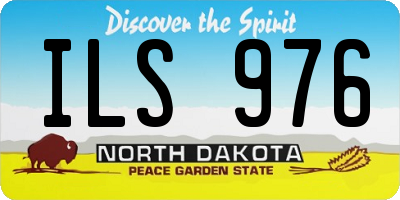 ND license plate ILS976