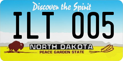 ND license plate ILT005