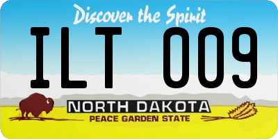 ND license plate ILT009