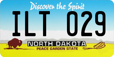 ND license plate ILT029