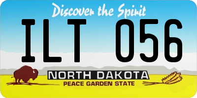 ND license plate ILT056