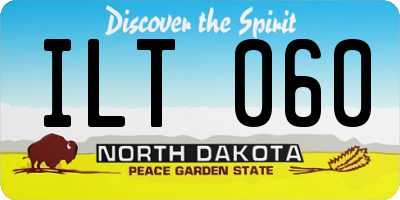 ND license plate ILT060