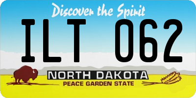 ND license plate ILT062