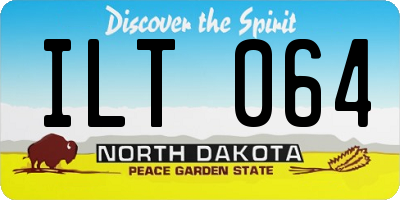 ND license plate ILT064