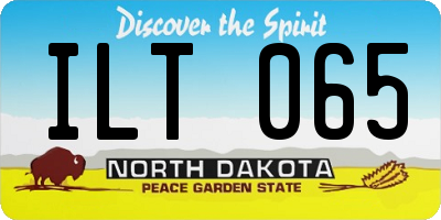 ND license plate ILT065