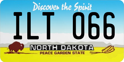 ND license plate ILT066