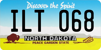 ND license plate ILT068