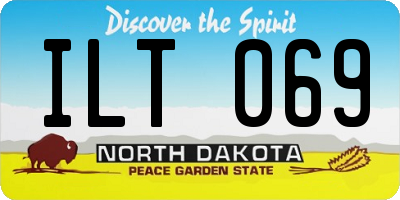 ND license plate ILT069