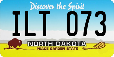 ND license plate ILT073