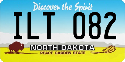 ND license plate ILT082