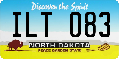 ND license plate ILT083