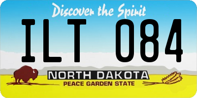 ND license plate ILT084