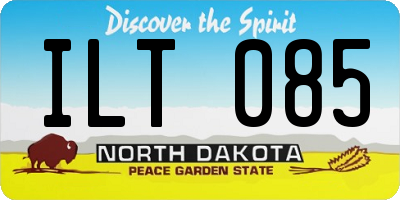 ND license plate ILT085