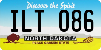 ND license plate ILT086