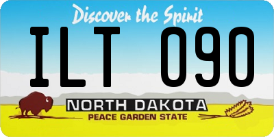 ND license plate ILT090