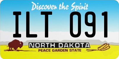 ND license plate ILT091