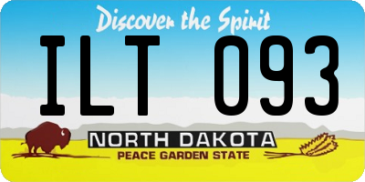 ND license plate ILT093