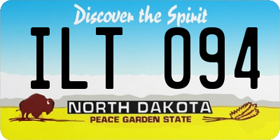 ND license plate ILT094