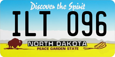 ND license plate ILT096