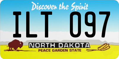ND license plate ILT097