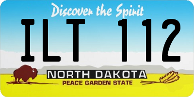 ND license plate ILT112