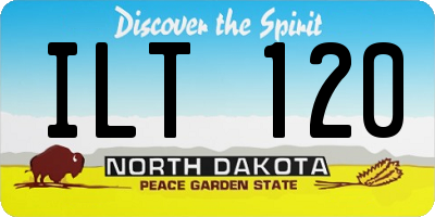ND license plate ILT120