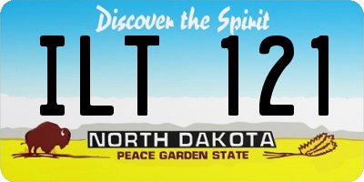 ND license plate ILT121