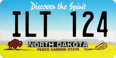 ND license plate ILT124