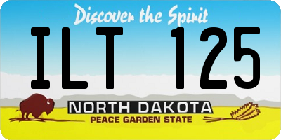 ND license plate ILT125