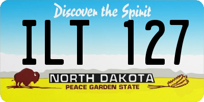 ND license plate ILT127