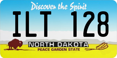 ND license plate ILT128