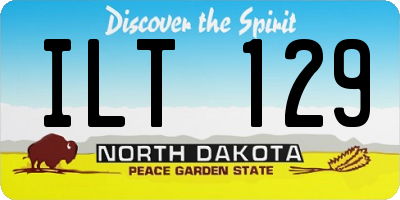 ND license plate ILT129
