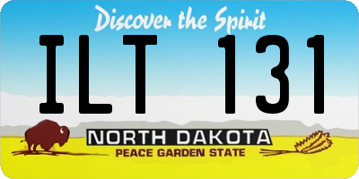 ND license plate ILT131