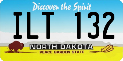 ND license plate ILT132
